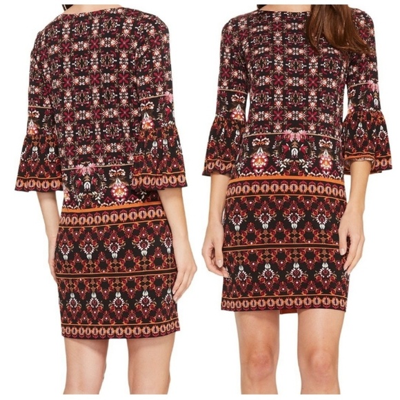 ❌ NWT London Style 3/4 Bell Sleeve Dress - Picture 5 of 5